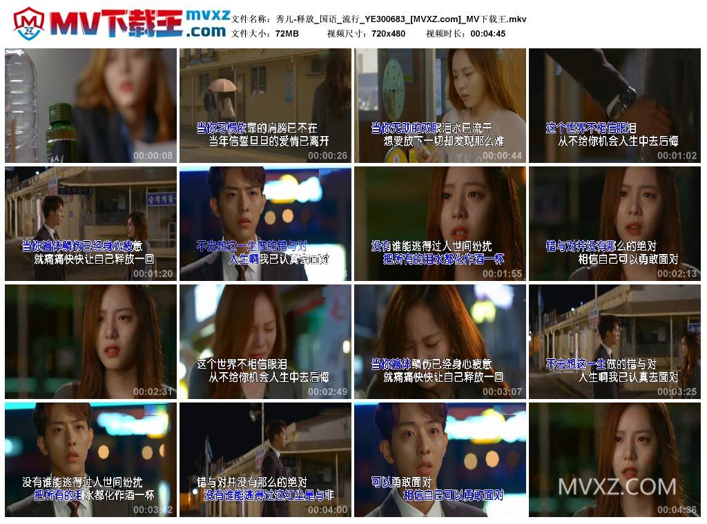 秀儿-释放_国语_流行_YE300683